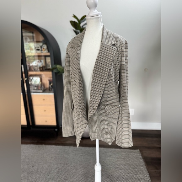 XL Maeve Knit Collegiate Blazer Anthropologie - Picture 6 of 8